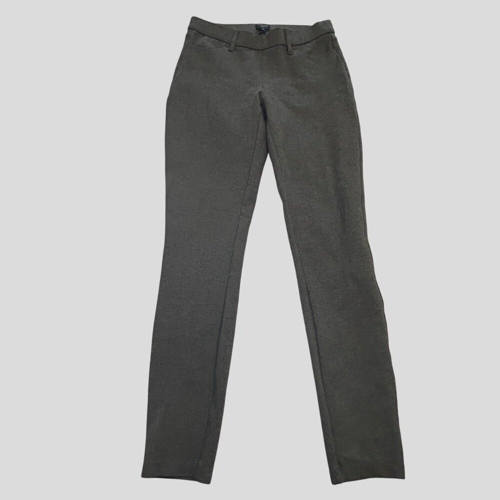 J.Crew Factory Addison Chino‎ Pants in Grey - Wide-Leg Trousers, Size 4